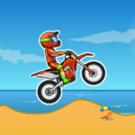 moto x3m bike race game android application logo